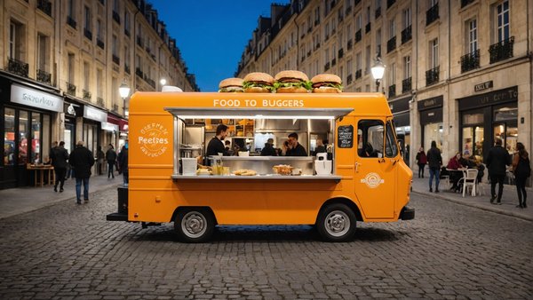 Food truck à reims : obtenez des burgers prêts à être dégustés
